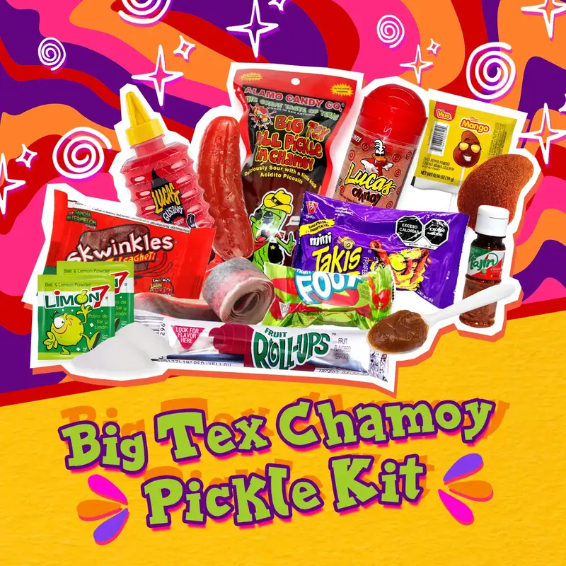 Big Tex Chamoy Pickle Kit - The Ultimate Sweet and Spicy Viral Snack Experience