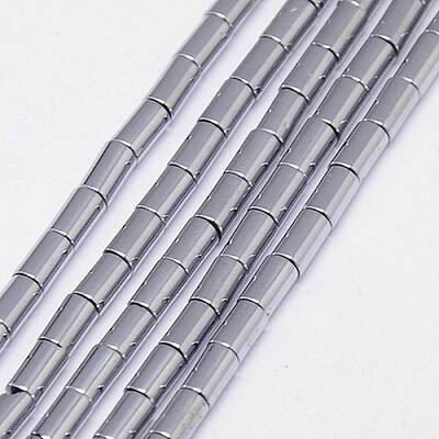 Electroplate Non-magnetic Synthetic Hematite Beads Strands