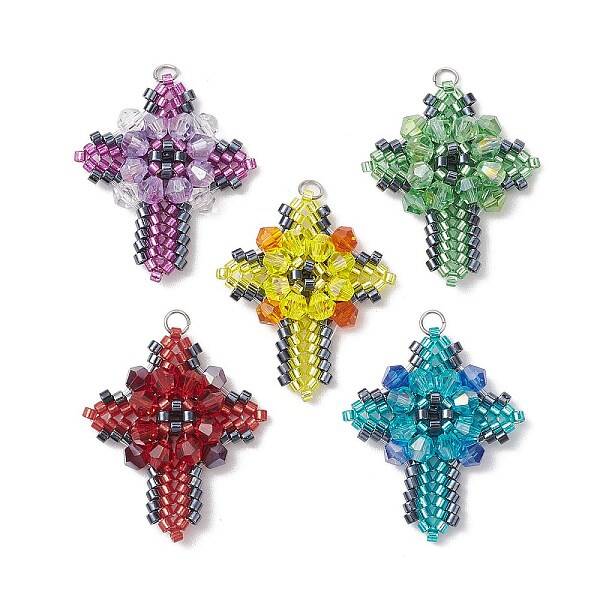Glass Seed Beads Pendants