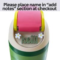 Personalized Daisy Owala Nameplate Topper Accessory