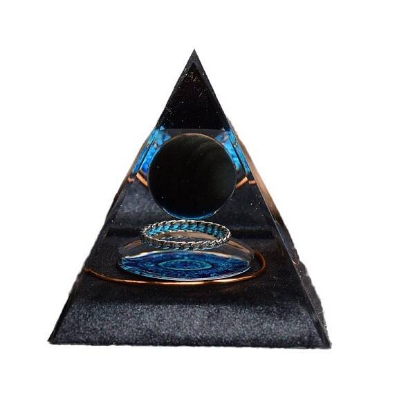 Orgonite Pyramid Resin Display Decorations