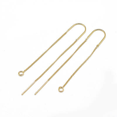 Brass Stud Earring Findings