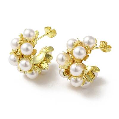 Brass Stud Earrings