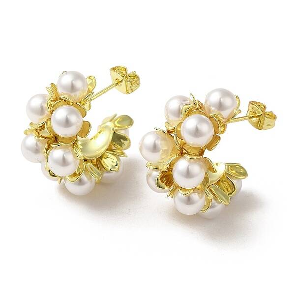 Brass Stud Earrings