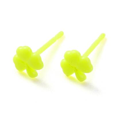 Eco-Friendly Plastic Stud Earrings
