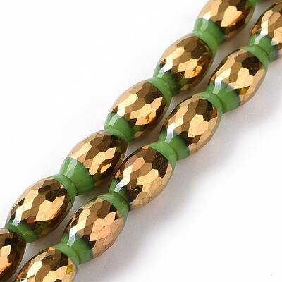 Electroplated Glass Beads Strands