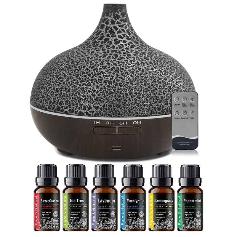 Air Humidifier and Essential Oil Diffuser Combo,  Ultrasonic Cool Mist Humidifier for Large Room Bedroom, Remote Control, Ult...