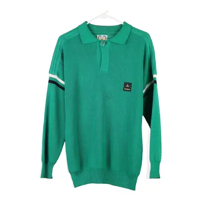 Navigare Jumper - Small Green Cotton