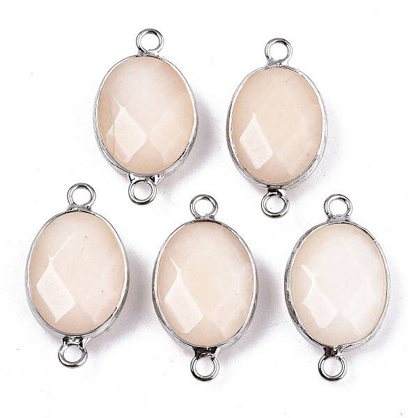 Natural White Jade Links/Connectors