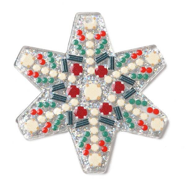 Christmas Themed Acrylic Pendants
