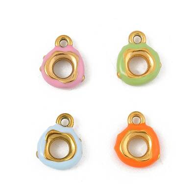304 Stainless Steel Enamel Charms