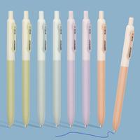 WRITECH Retractable Gel Pens, Fine Point, 0.5mm, Blue Ink, Silent Click, 8ct