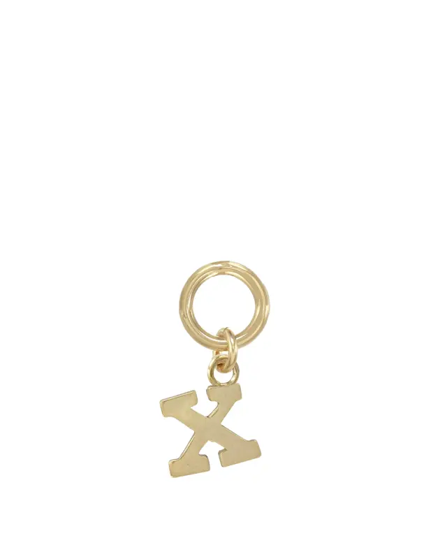 One Love Initial Charms | Metal Color: Gold | Style: X