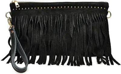 Anna Luchini Borsa A Mano In Pelle colore nero Da Donna