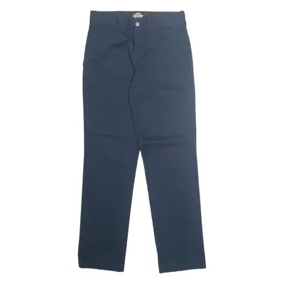 DICKIES Workwear Chino Mens Trousers Blue Regular Straight W29 L32