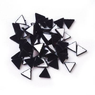 Flocky Acrylic Cabochons