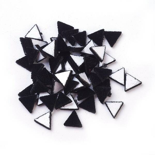 Flocky Acrylic Cabochons
