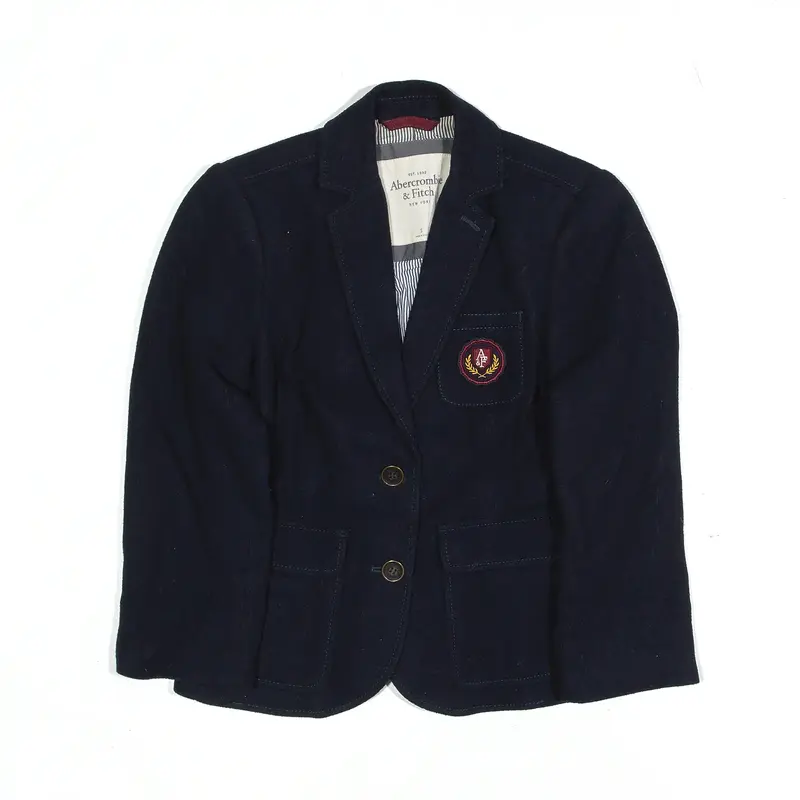 ABERCROMBIE & FITCH Blazer Jacket Blue Womens S