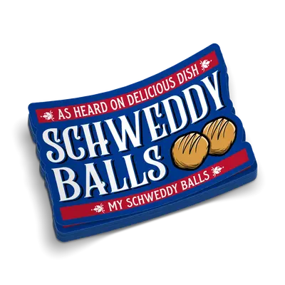 Schweddy Balls -  Hard Hat Decal