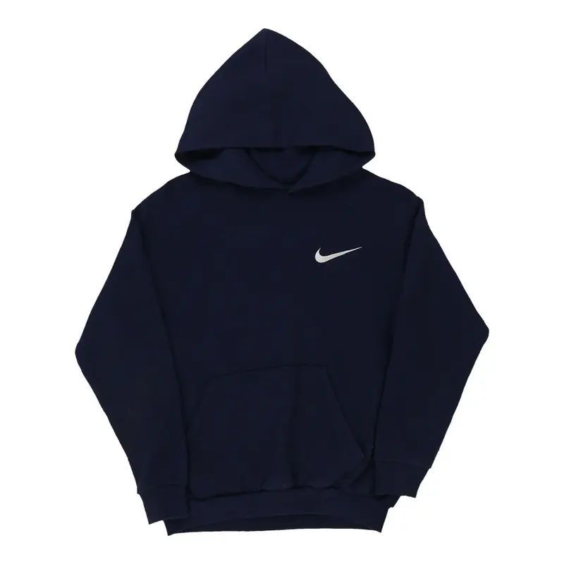Age 12. Made in USA Nike Hoodie - Medium Navy Cotton | Size: medium