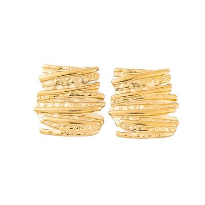 Ion Plating(IP) 304 Stainless Steel Stud Earrings for Women