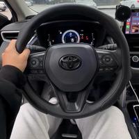 2025 New Car Models Napa Nappa Leather Steering Wheel Cover - Quick Turn, Non-Slip, Breathable, Ultra-Thin, Suitable for Four...