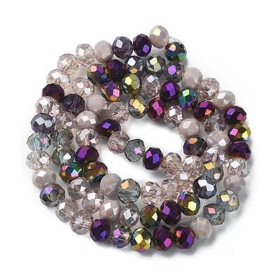 Electroplate Glass Beads Strands