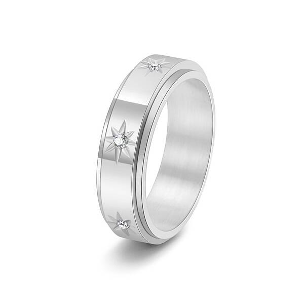 Rotatable Stainless Steel Finger Ring
