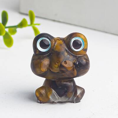 Resin Frog Display Decoration