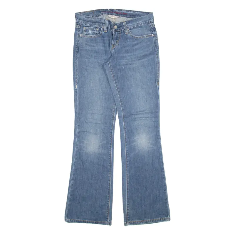 LEVI'S 522 Womens Jeans Blue Slim Bootcut Stone Wash W26 L32