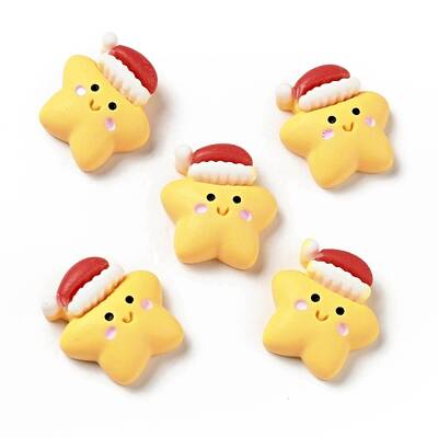 Opaque Christmas Resin Cabochons