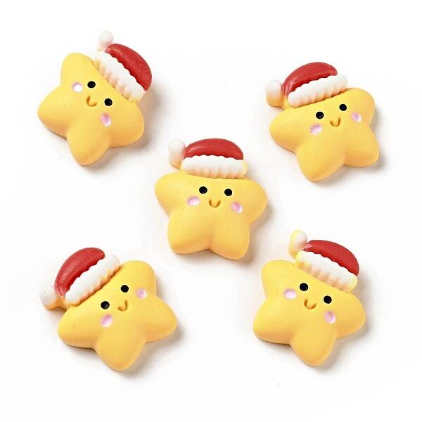 Opaque Christmas Resin Cabochons