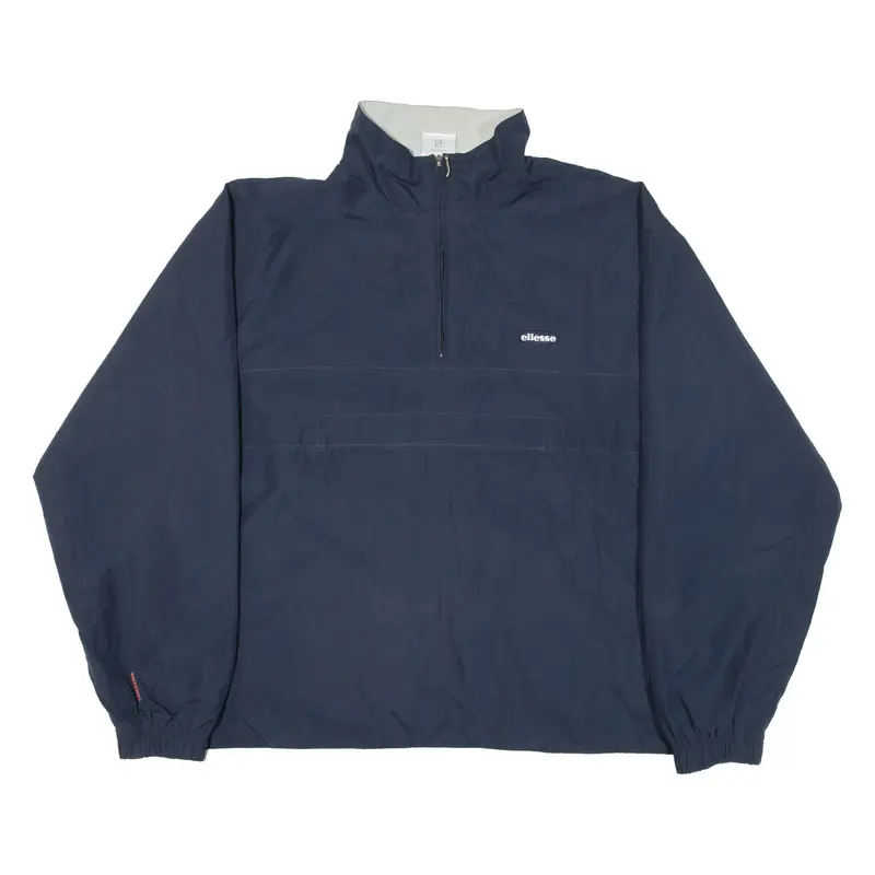 ELLESSE Mens Pullover Jacket Blue L