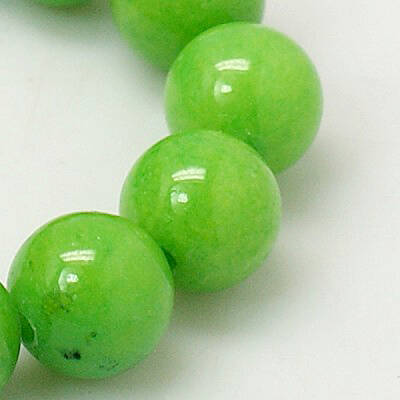 Natural Mashan Jade Round Beads Strands