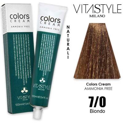 Vitastyle Colors Crema Senza Ammoniaca 100 Ml 7.0