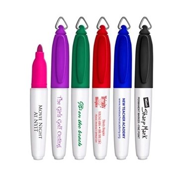 250 Promotional Mini Sharp Mark Permanent Markers - Golf Ball ...