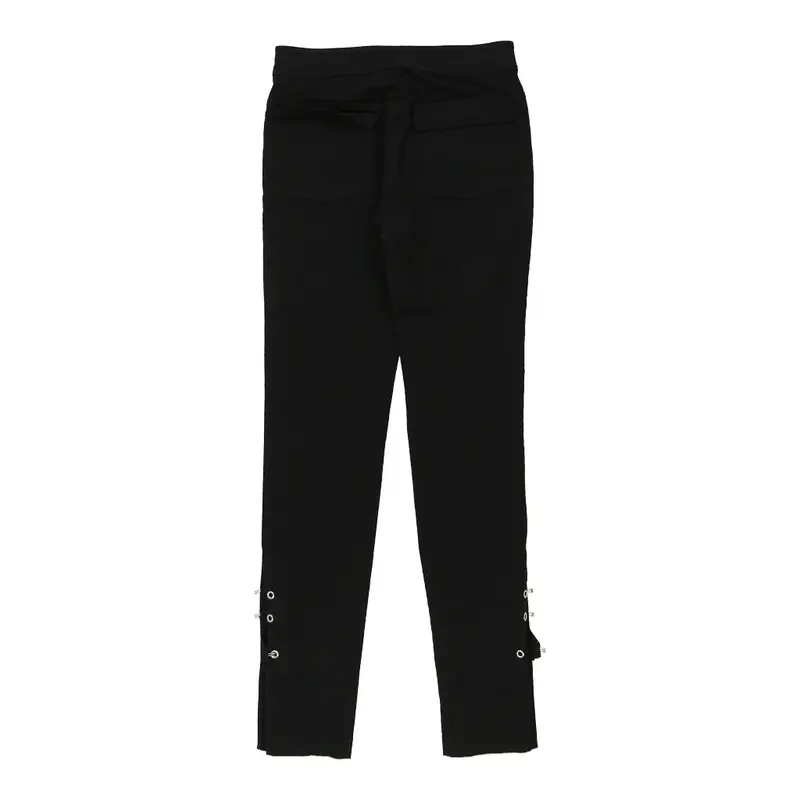 Armani Jeans Trousers - 26W UK 6 Black Cotton Blend