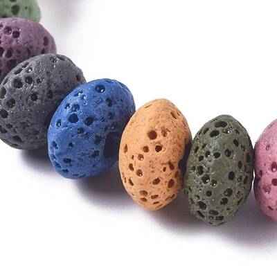 Natural Lava Rock Beads Strands
