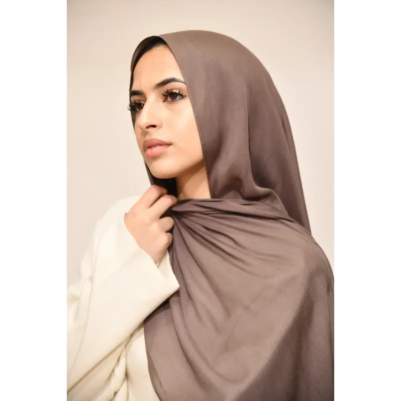 Premium Modal Hijab - Mushroom