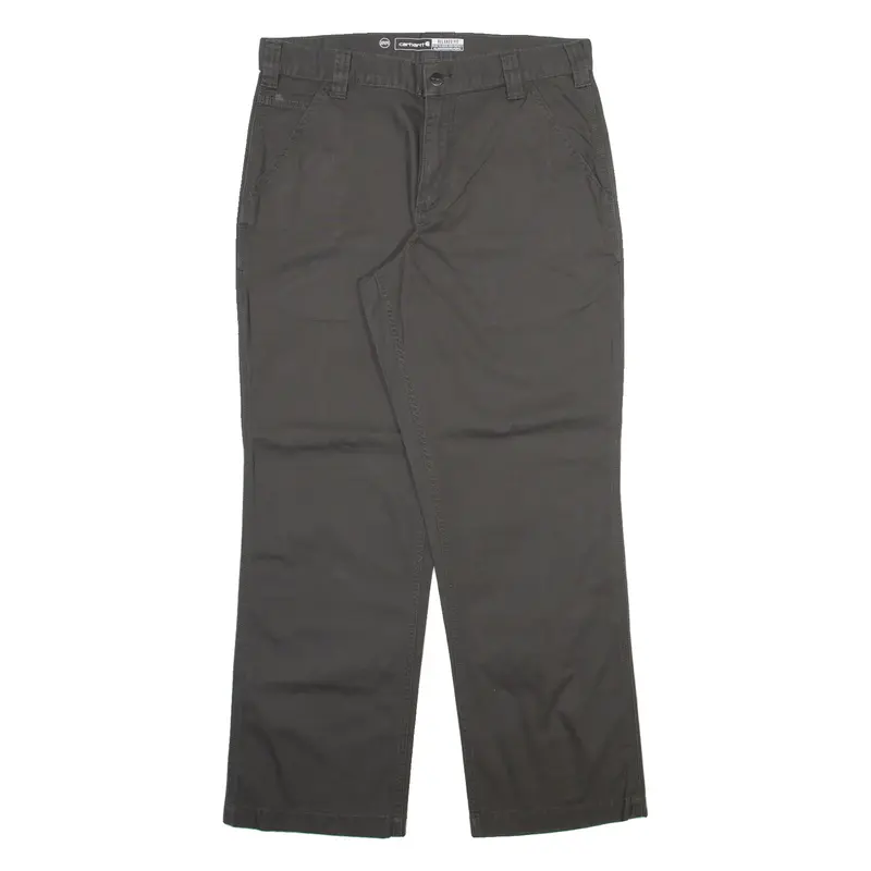 CARHARTT Mens Trousers Grey Relaxed Straight W33 L30