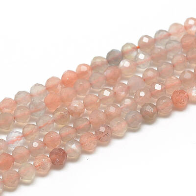 Natural Sunstone Beads Strands