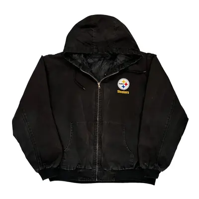 Pittsburgh Steelers Dunbrooke Nfl Jacket - Large Black Cotton | Size: large