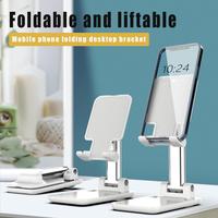 Cell Phone Stand, Angle Height Adjustable Cell Phone Station with Silicon Pad for Desk Fully Forldable Mobile Phone Holder fo...