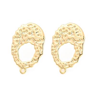 Rack Plating Brass Stud Earring Findings