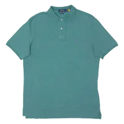 POLO RALPH LAUREN Oversized Mens Polo Shirt Green M