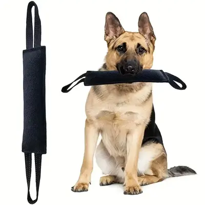 Durable Dog Chew Toy, Interactive Dog Teething Toy, Dogs Bite Chewing Rope, Teeth Cleaning Strap for Indoor & Outdoor Playing