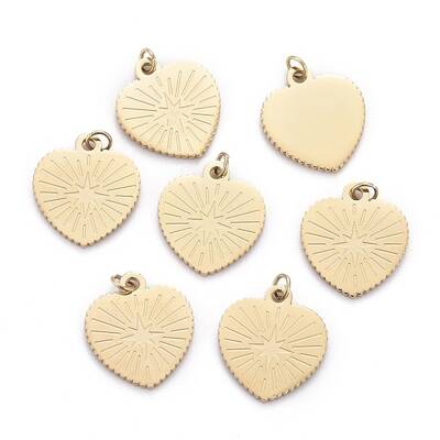 Ion Plating(IP) 304 Stainless Steel Charms