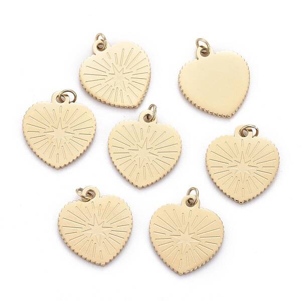 Ion Plating(IP) 304 Stainless Steel Charms