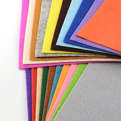 Non Woven Fabric Embroidery Needle Felt for DIY Crafts
