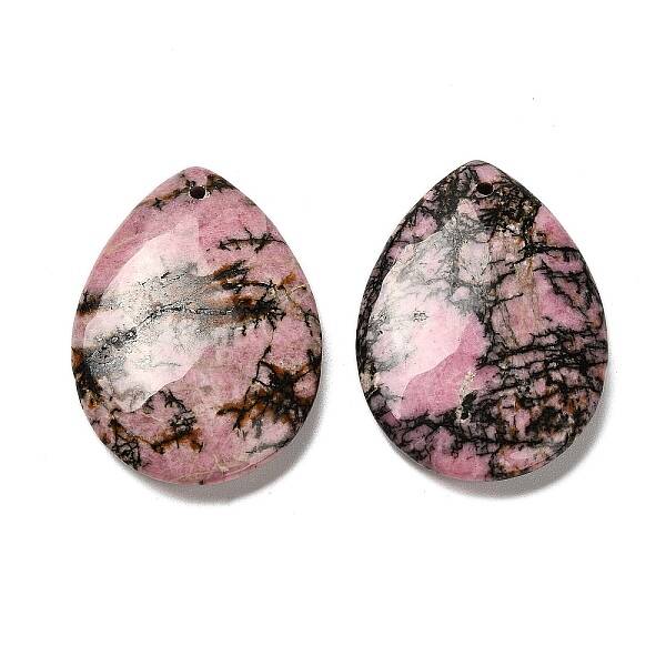 Natural Rhodonite Pendants